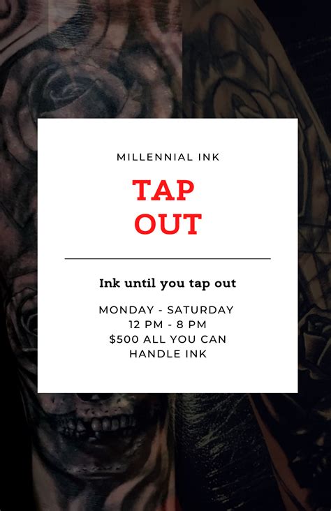 tattoo tap out session near me